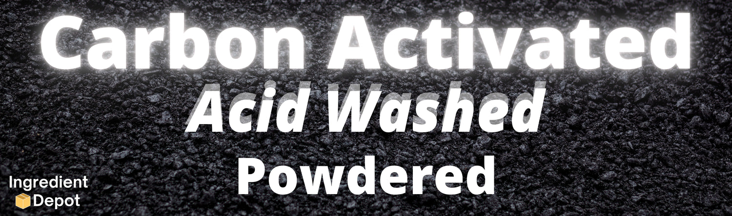 Ingredient Depot - Carbon Activated Acid Washed 1 kg to 22.68 kgs