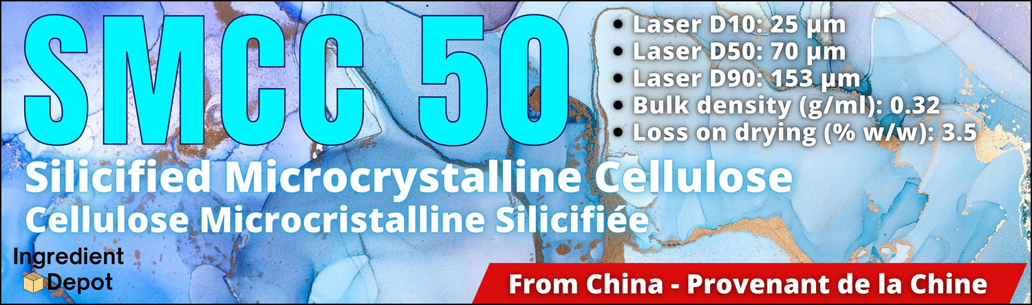 SMCC 50 Silicified Microcrystalline Cellulose (China)