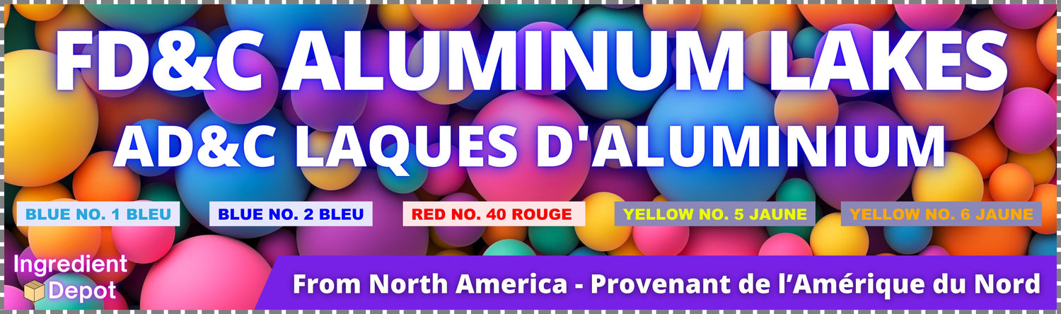 Ingredient Depot - FD&C Aluminum Lakes - 5 Primary Colors & 11 Colors