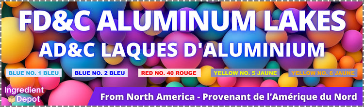 Ingredient Depot - FD&C Aluminum Lakes - 5 Primary Colors & 11 Colors