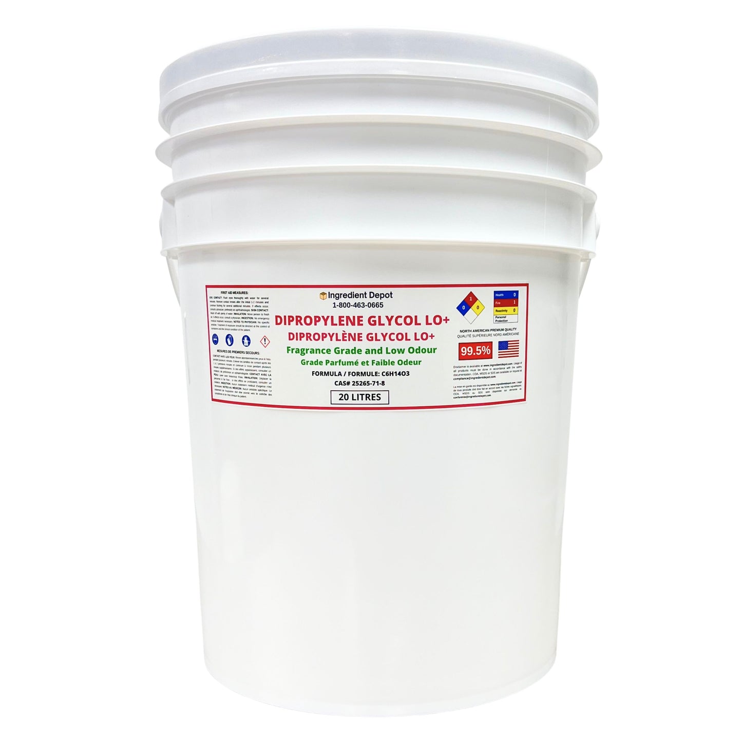 DiPropylene Glycol 99.5% Fragrance Grade and Low Odour 20 litres