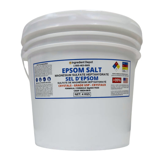 Epsom Salt (Magnesium Sulfate Heptahydrate) USP Grade 4 kgs