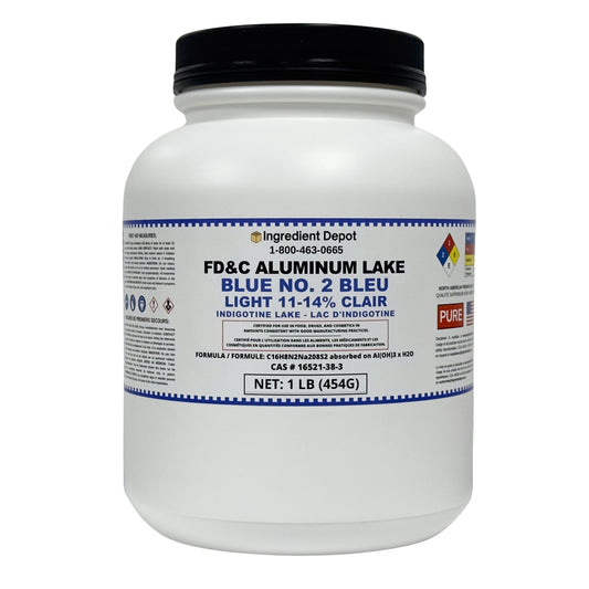 Blue No. 2 FD&C Aluminum Lake Light (11-14%) Indigotine 1 lb (454g)