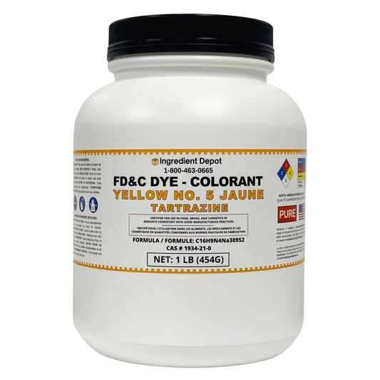 Yellow No. 5 FD&C Dye (Tartrazine) 1 lb