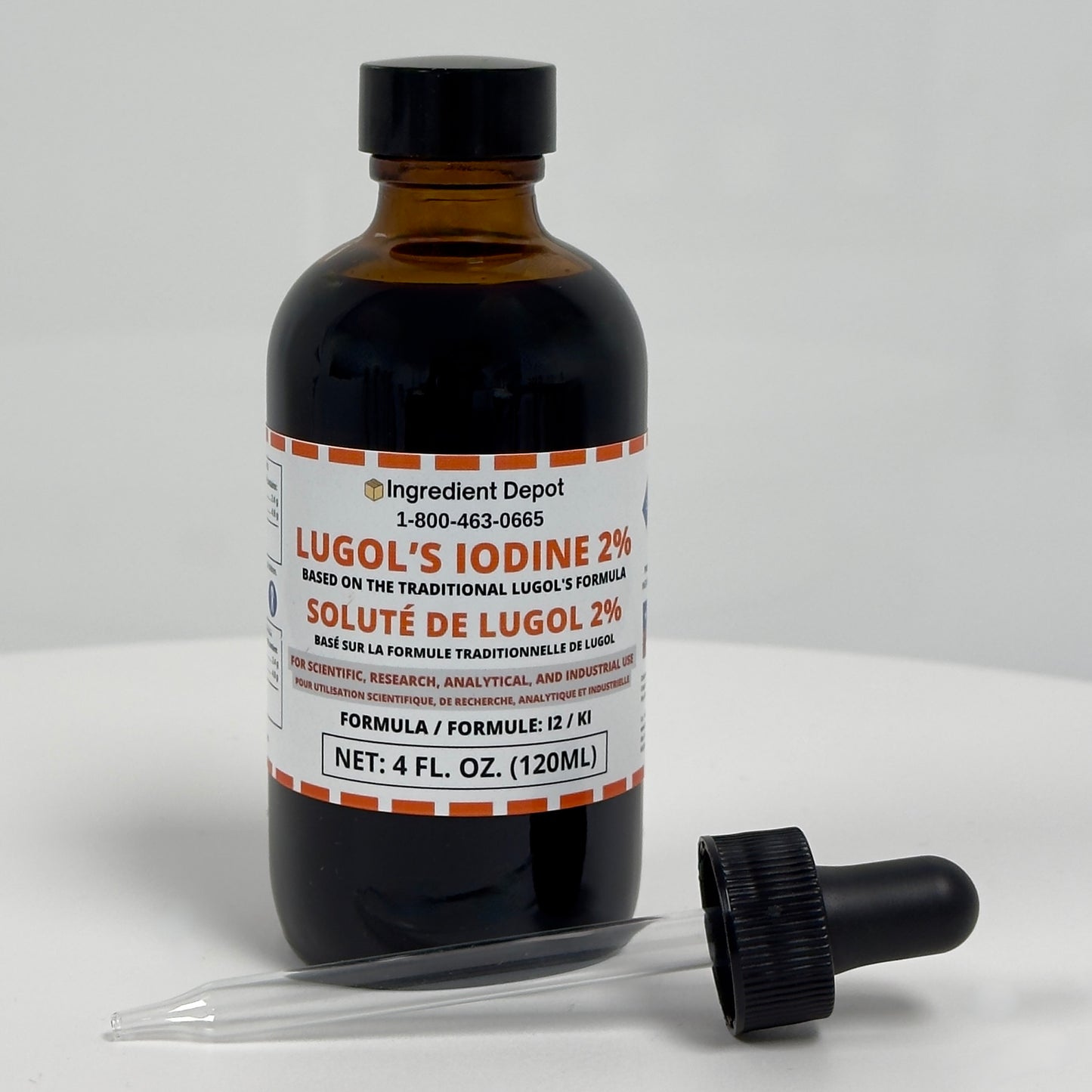 Lugol's Iodine 2% Solution 4 fl. oz. (120ml)