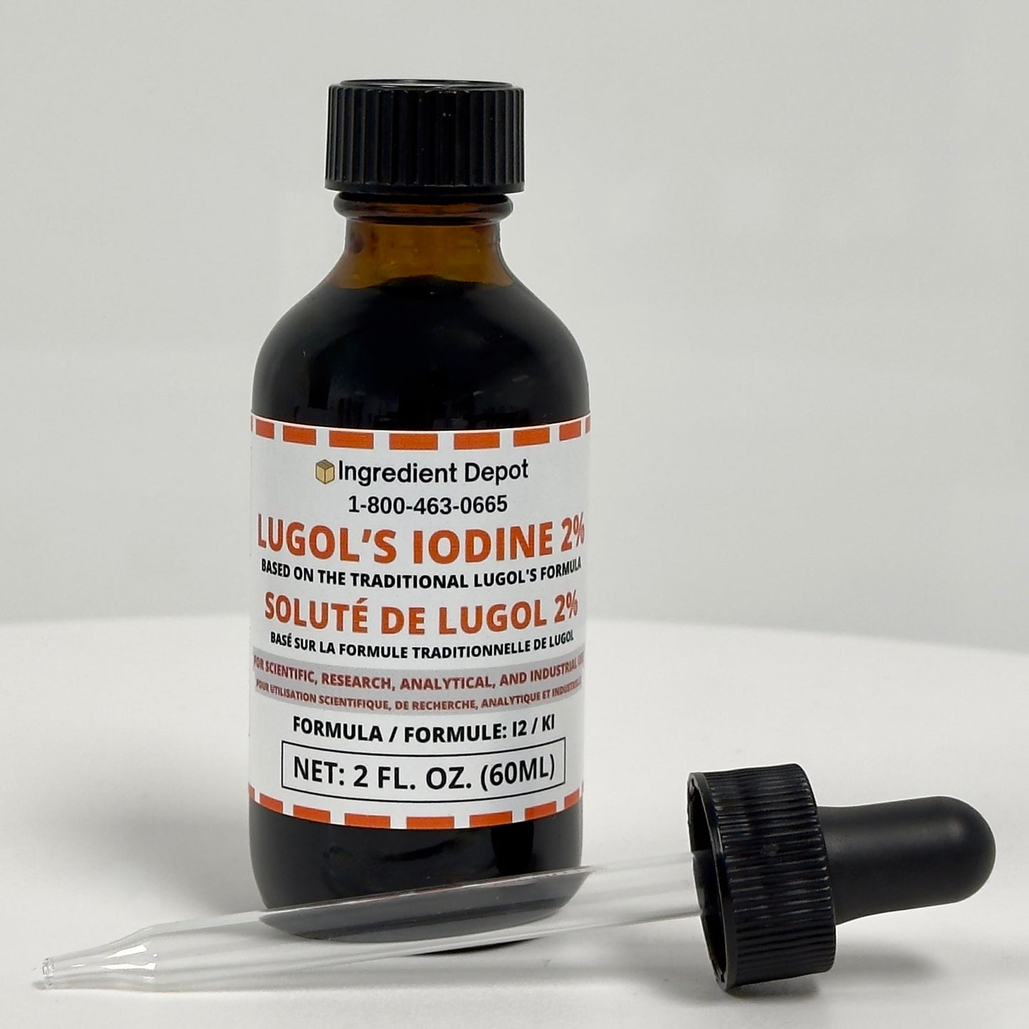 Lugol's Iodine 2% Solution 2 fl. oz. (60ml)