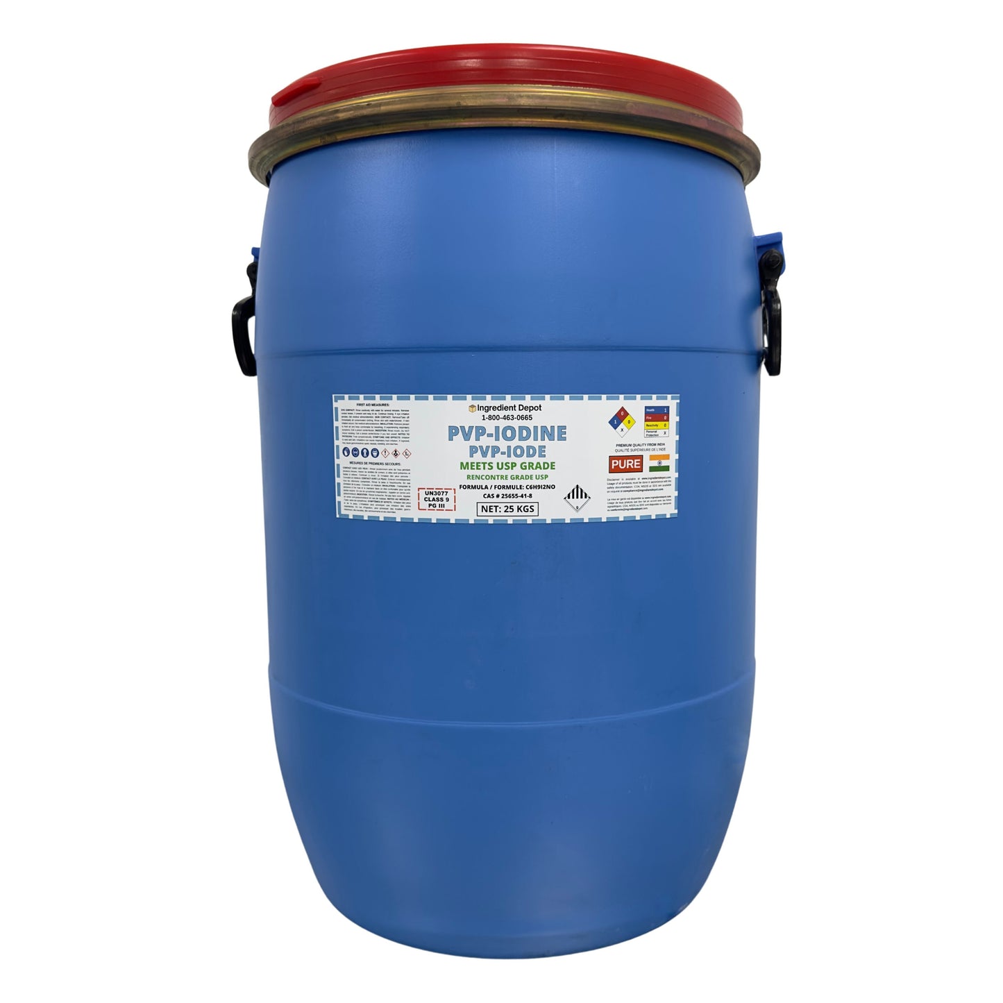 PVP-Iodine (PVP-I, Povidone-Iodine) 25 kgs