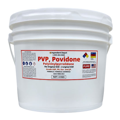 PVP Original K30, Povidone, Polyvinylpyrrolidone 4 kgs