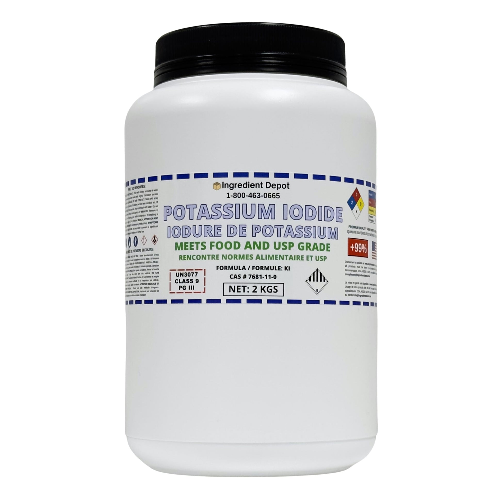 Potassium Iodide +99% USP Grade 2 kg