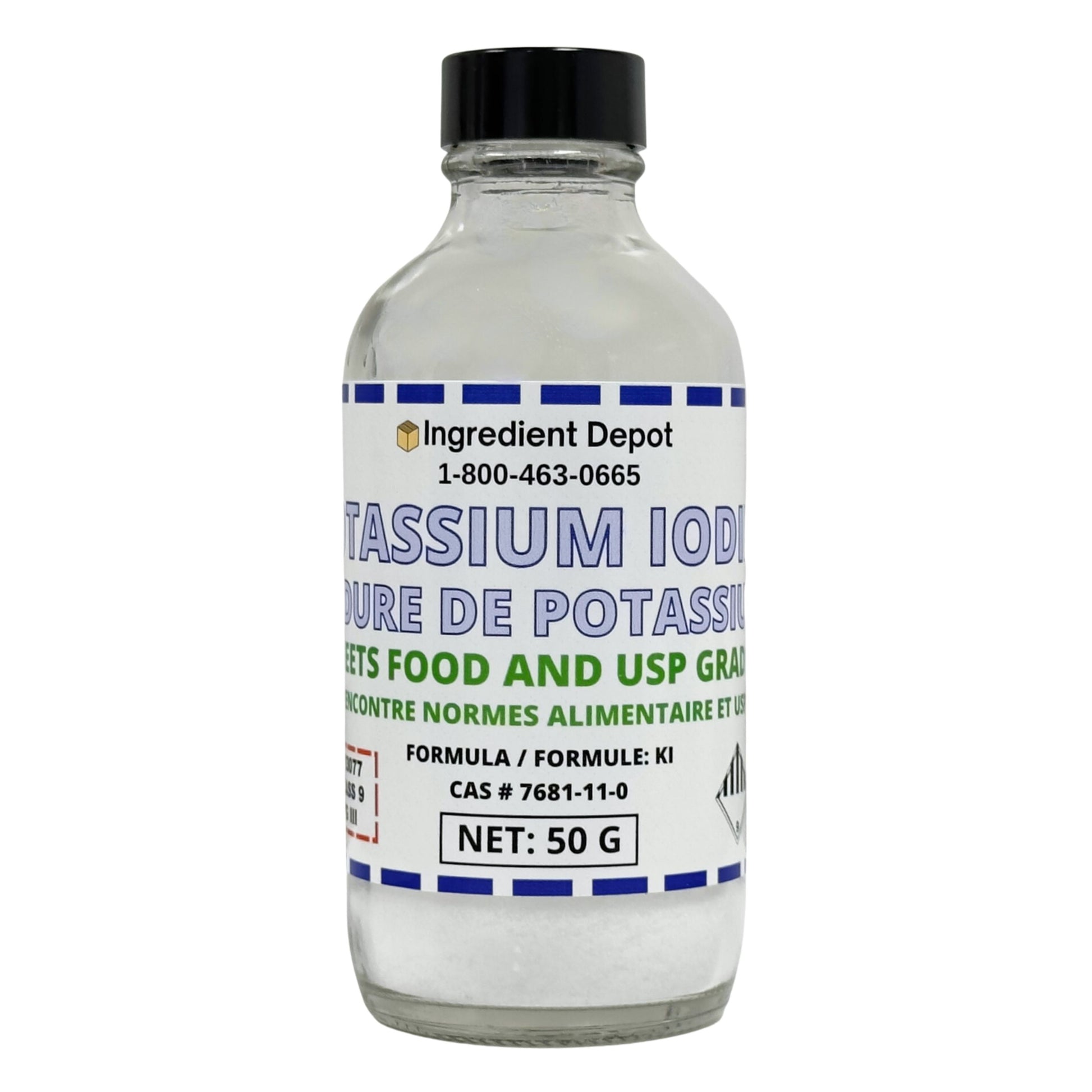 Potassium Iodide +99% USP Grade 50g