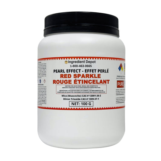 Red Sparkle Pearl Effect Powder 100g