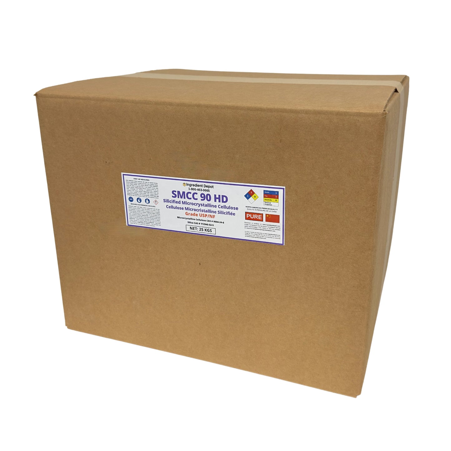SMCC 90 HD Silicified Microcrystalline Cellulose - USP/NF Grade 25 kgs - Ingredient Depot