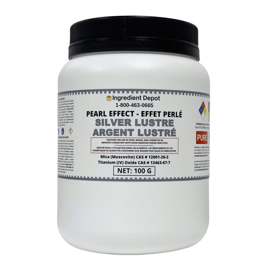 Silver Lustre Pearl Effect Powder 100g