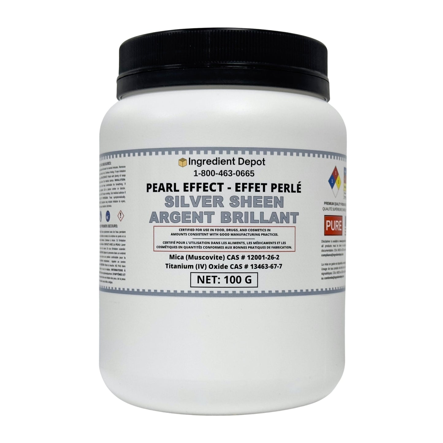 Silver Sheen Pearl Effect Powder 100g