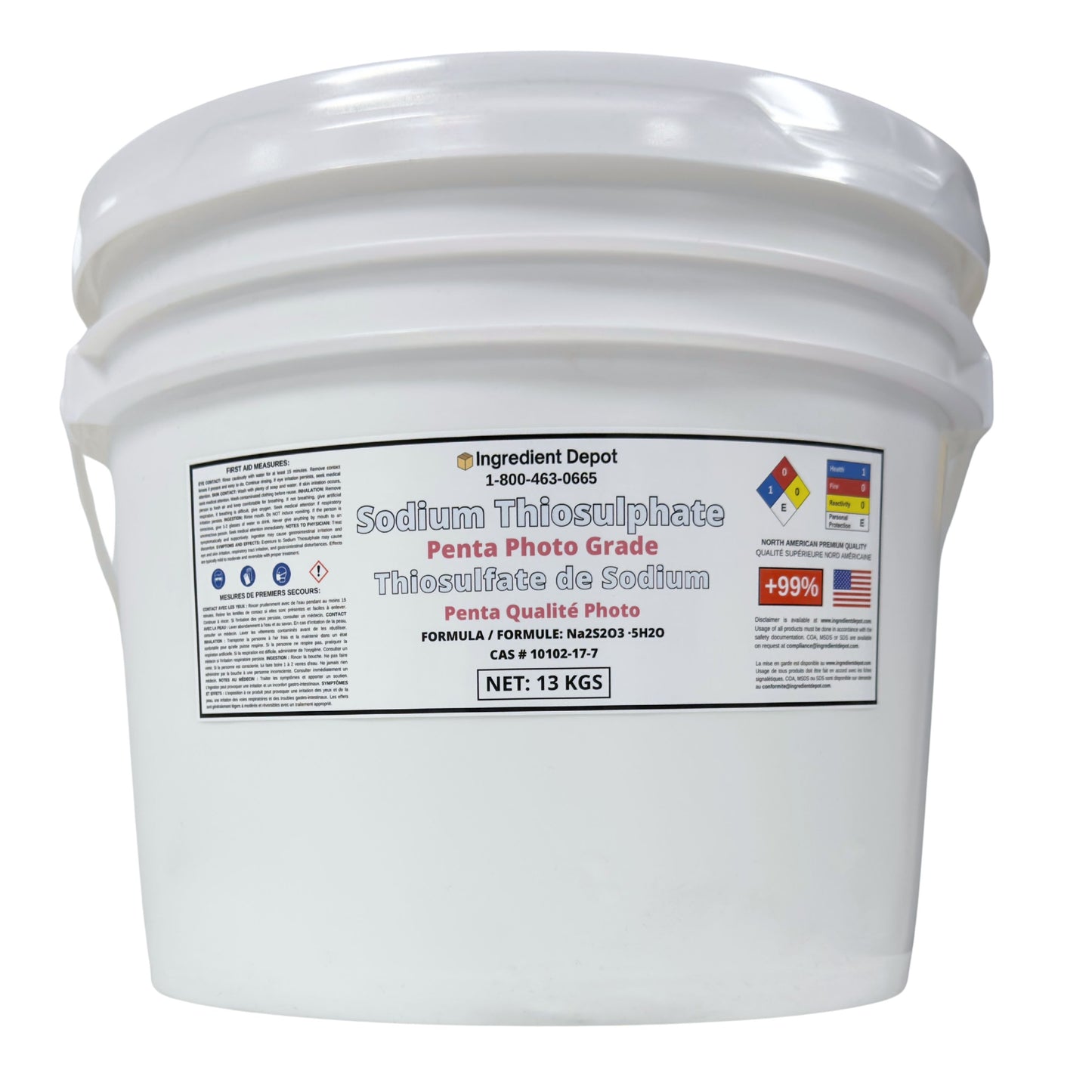 Sodium Thiosulphate (Thiosulfate) Penta Photo 13 kgs