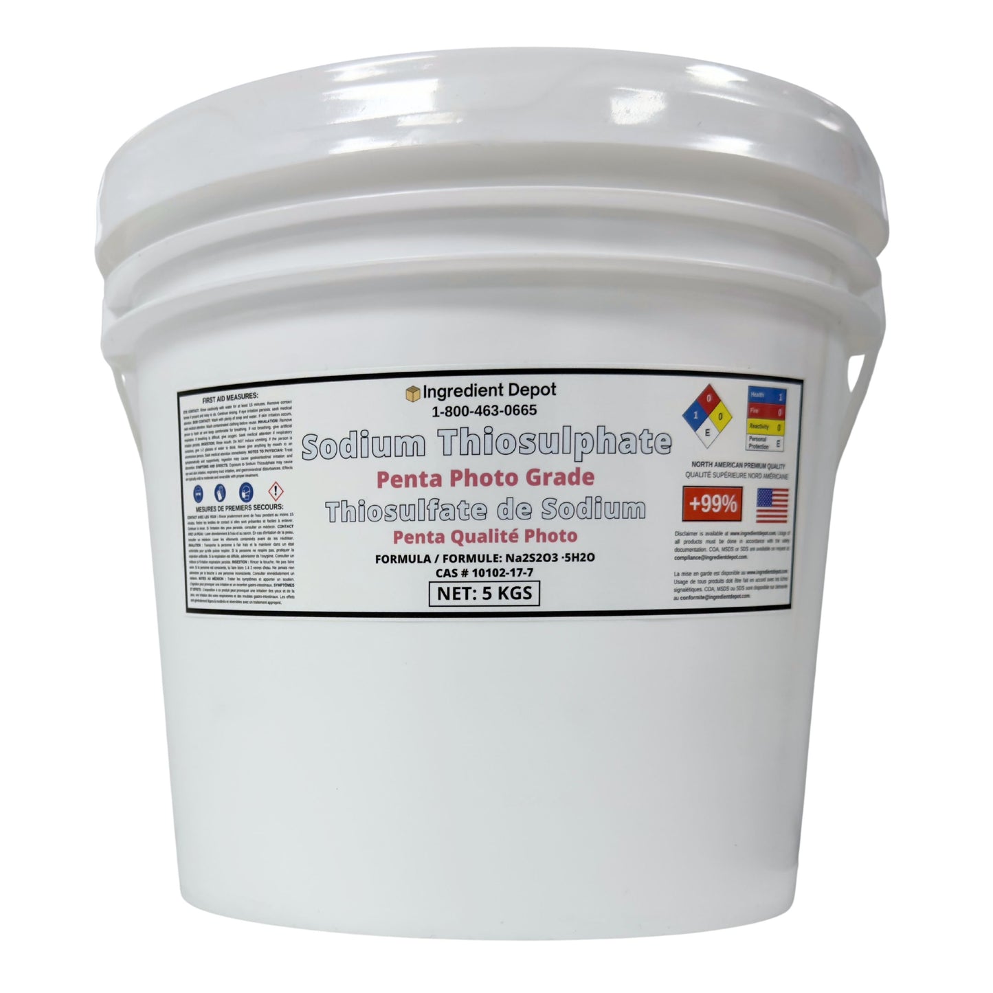 Sodium Thiosulphate (Thiosulfate) Penta Photo 5 kgs
