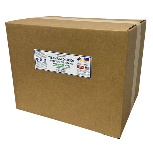 Titanium Dioxide Food and USP Grade 25 kgs - IngredientDepot.com