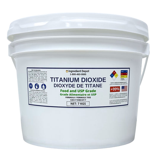 Titanium Dioxide Food and USP Grade 7 kgs - IngredientDepot.com