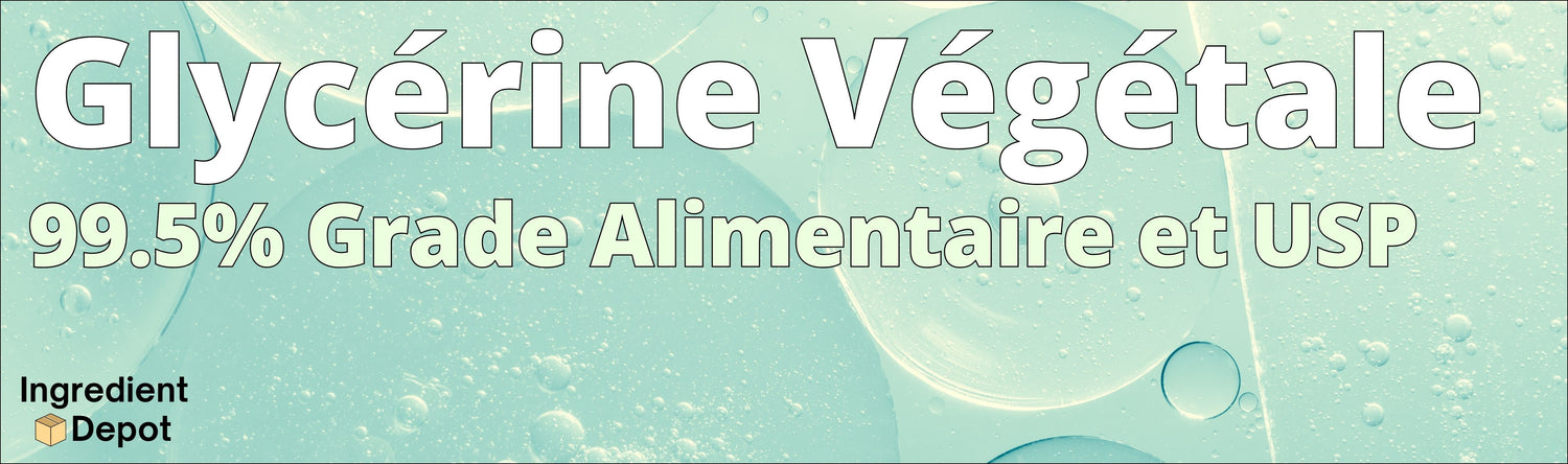 Ingredient Depot Végétale Glycérine 99.5 Grade USP