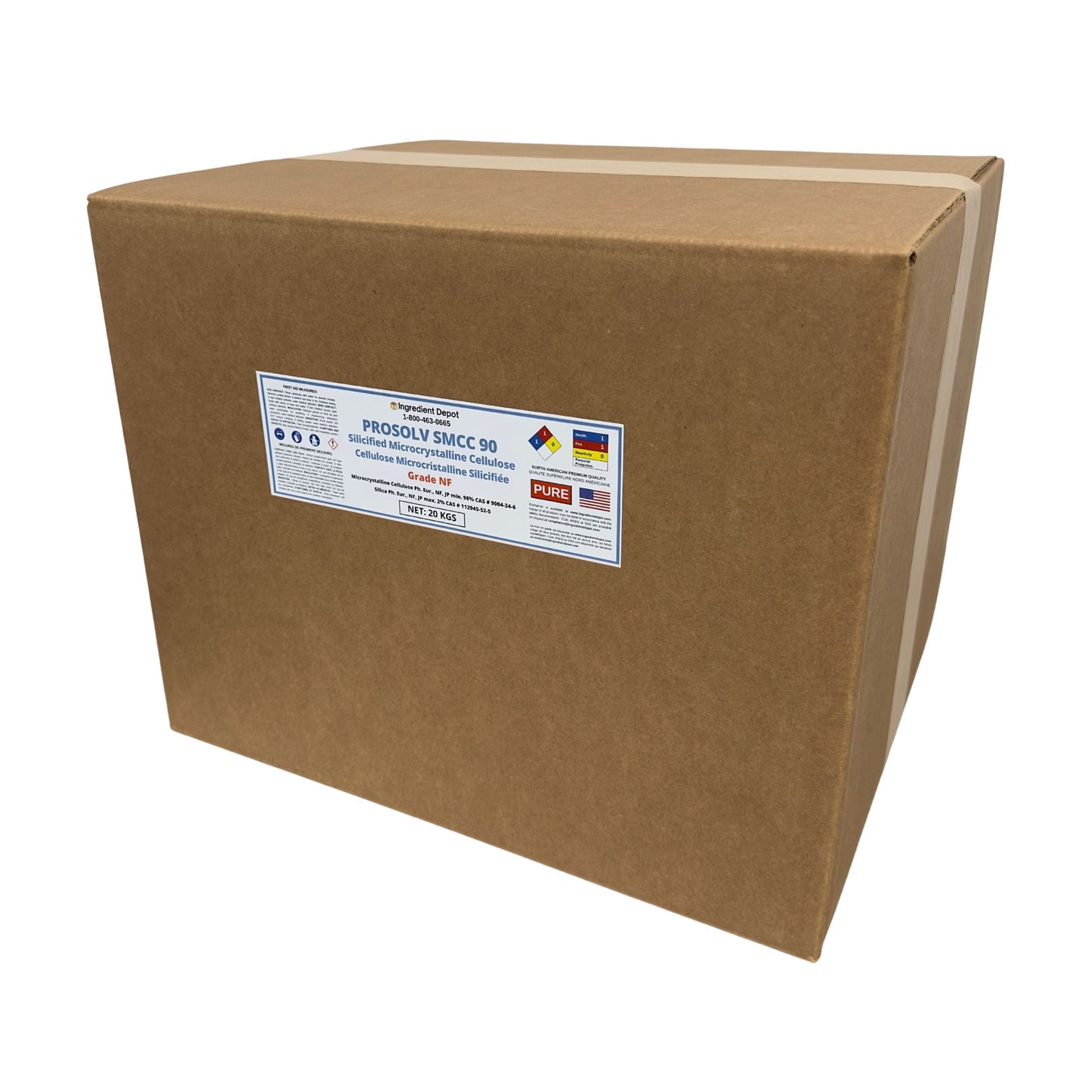 PROSOLV SMCC 90 Cellulose Microcristalline Silicifiée 20 kgs