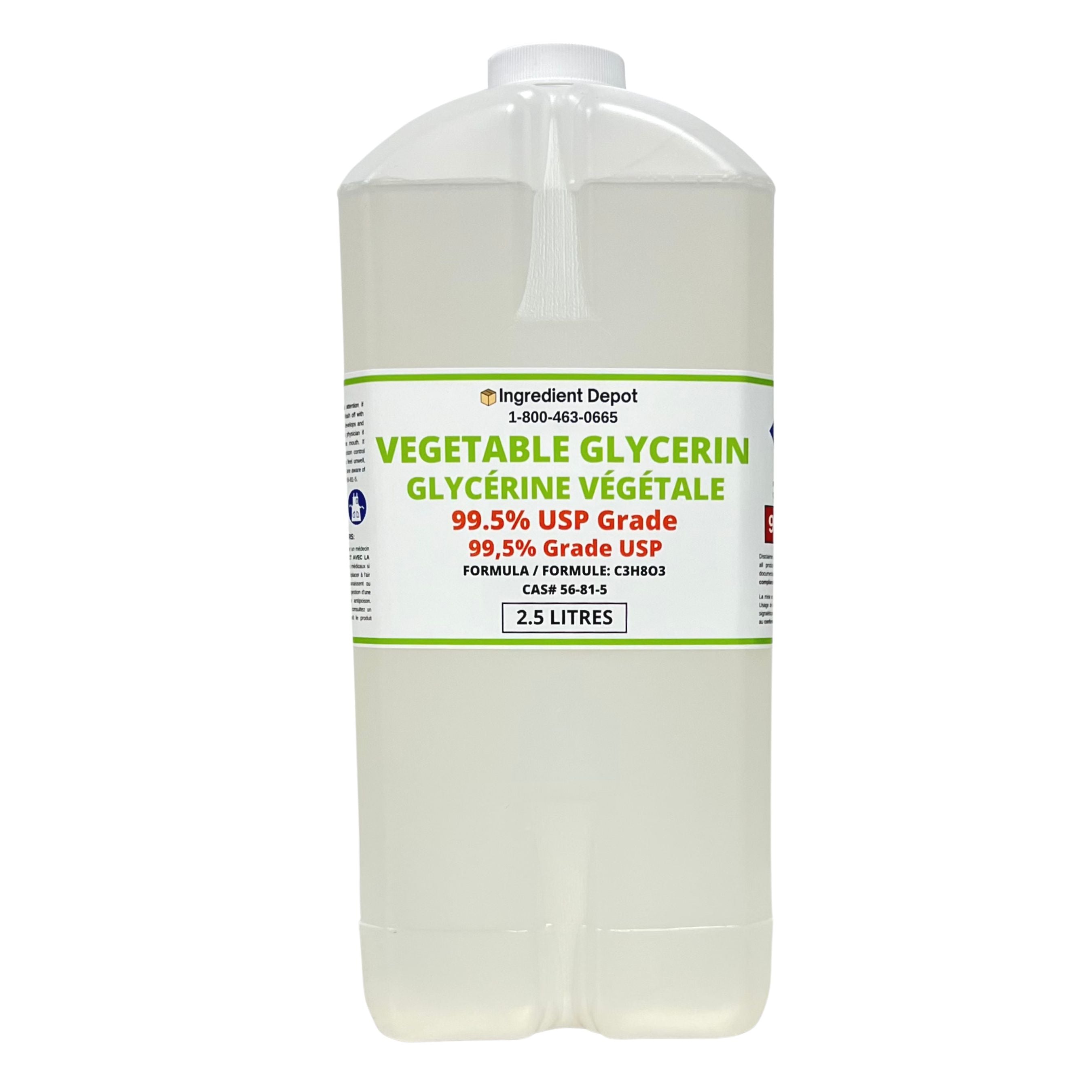 Glicerina USP Vegetal 99,5% 1L - 5L 