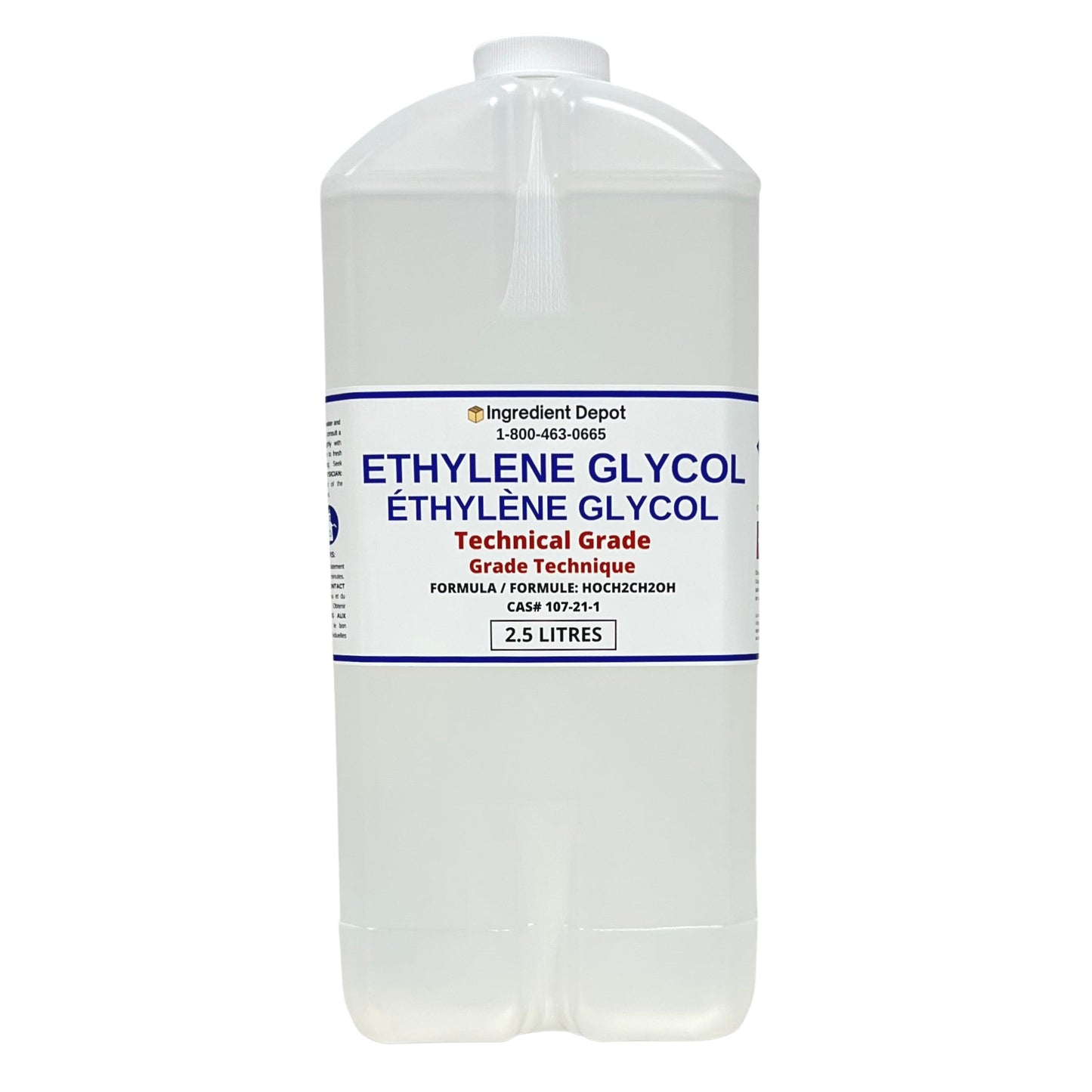 Ethylene Glycol 100% Technical Grade 2.5 litres - IngredientDepot.com