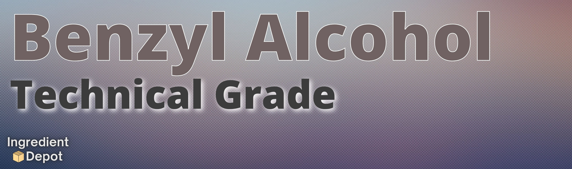 Ingredient Depot Benzyl Alcohol Technical Grade