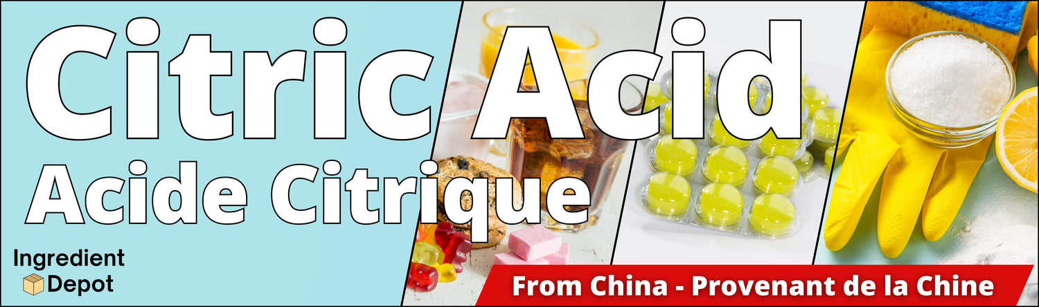 Ingredient Depot - Citric Acid Food and USP Grade from China