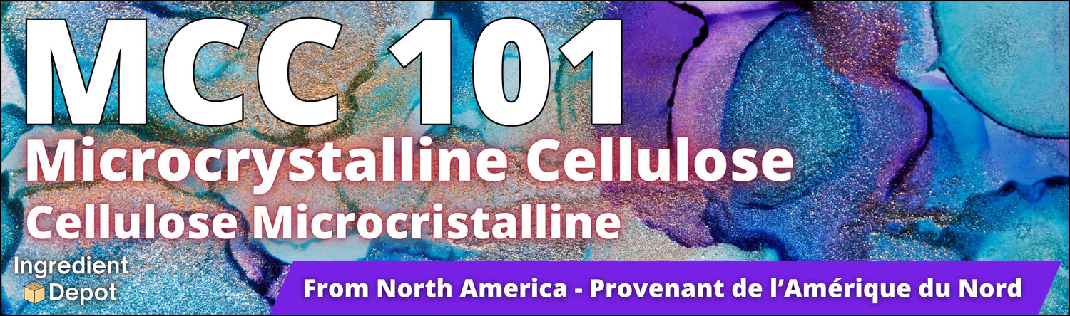 Ingredient Depot MCC 101 Microcrystalline Cellulose from North America