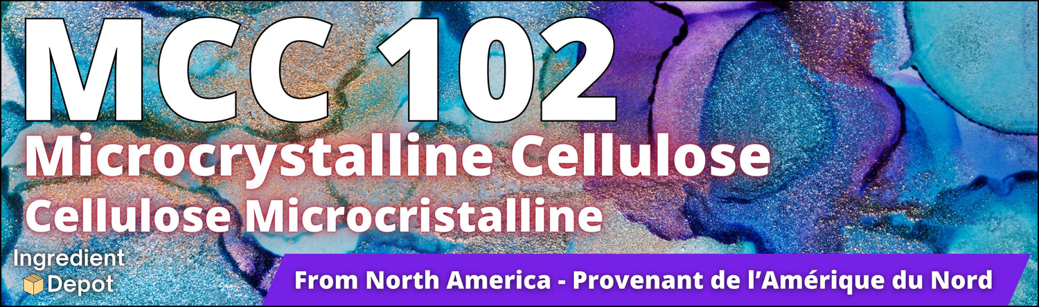 Ingredient Depot MCC 102 Microcrystalline Cellulose from North America