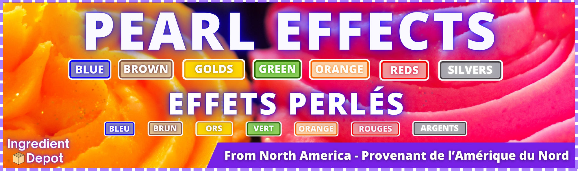 Ingredient Depot Pearl Effect Colors