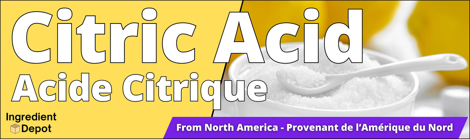 Ingredient Depot Citric Acid Food and USP Grade North America