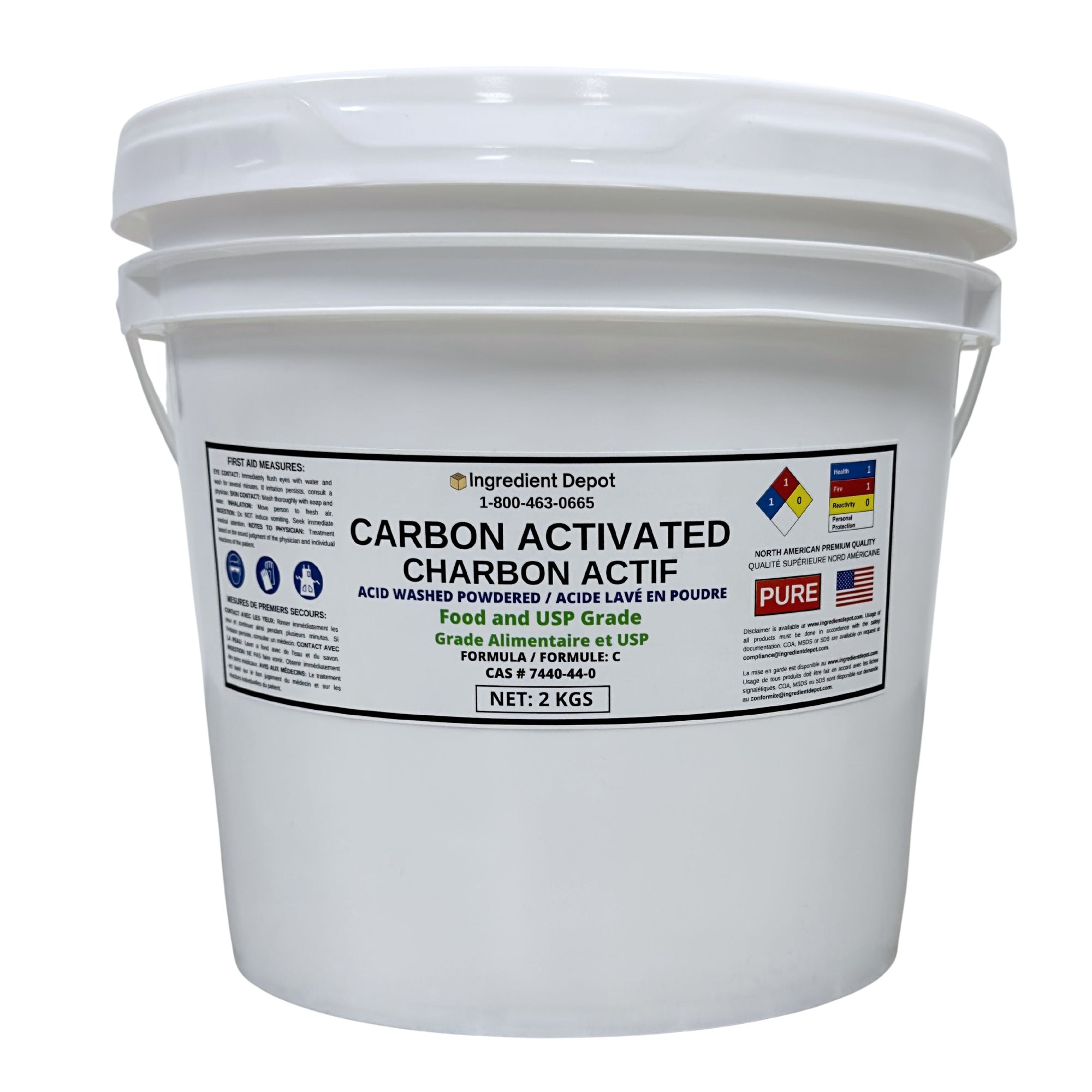 Carbon Activated Acid Washed Powdered 2 kgs