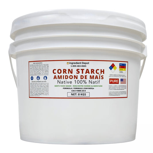 Corn Starch 100% Native, Food Grade 8 kgs - IngredientDepot.com