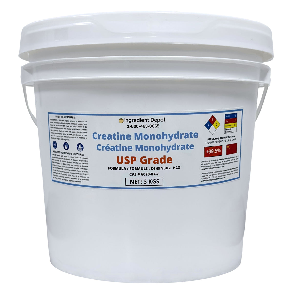 Creatine Monohydrate USP Grade 3 kgs