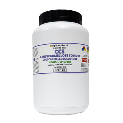 Crosscarmellose Sodium CCS - NF/USP/EP Grade 1 kg - Ingredient Depot
