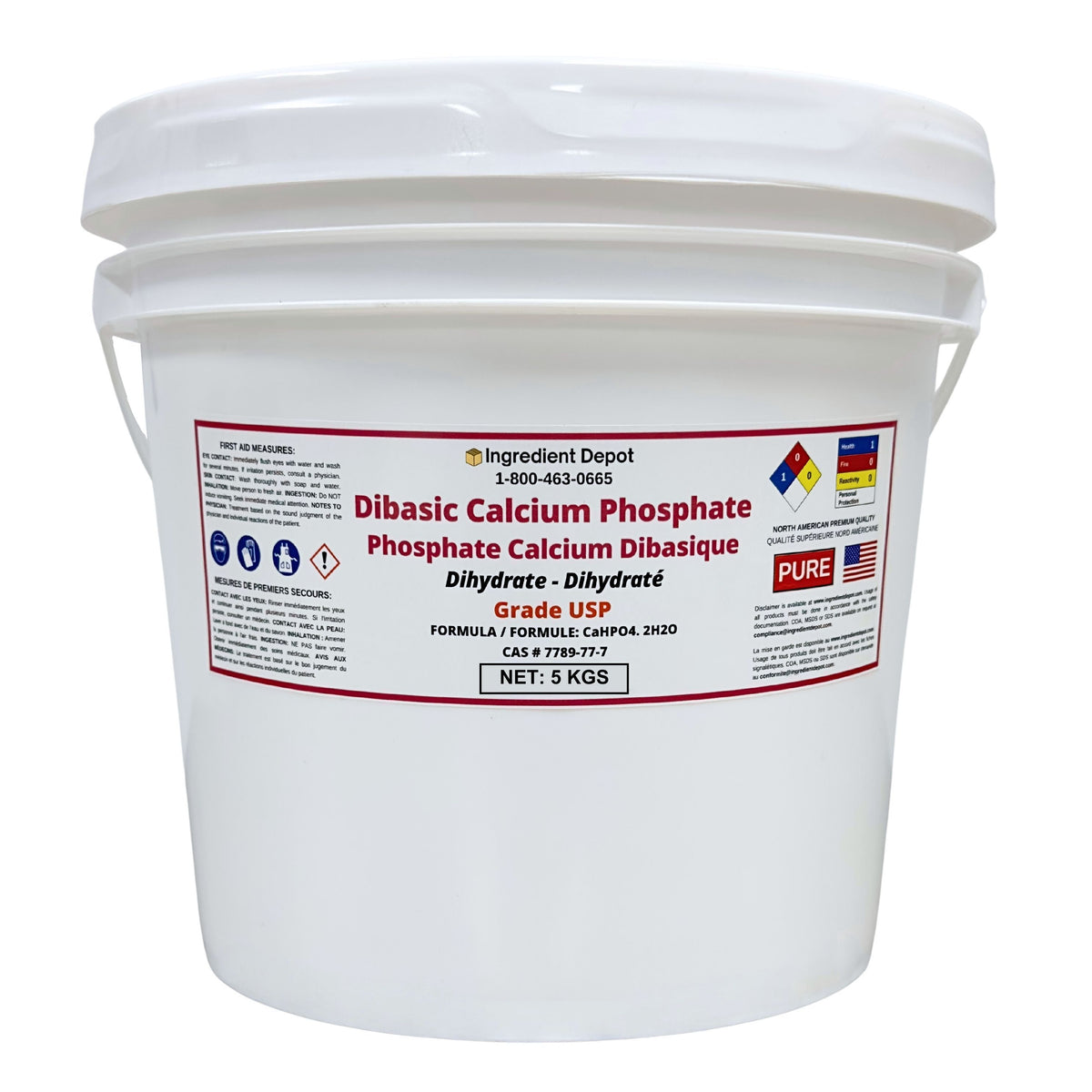 Dibasic Calcium Phosphate Dihydrate 5 kgs