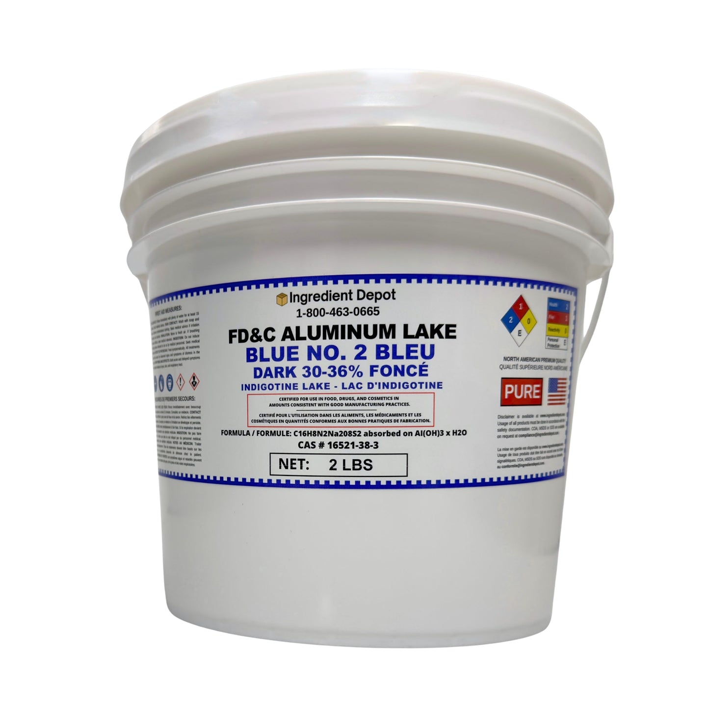 Bleu No. 2 FD&C Aluminum Lake Foncé (30-36%) Indigotine