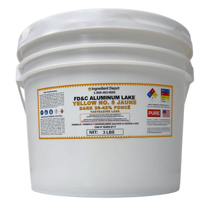 Yellow No. 5 FD&C Aluminum Lake Dark (36-42%) Tartrazine
