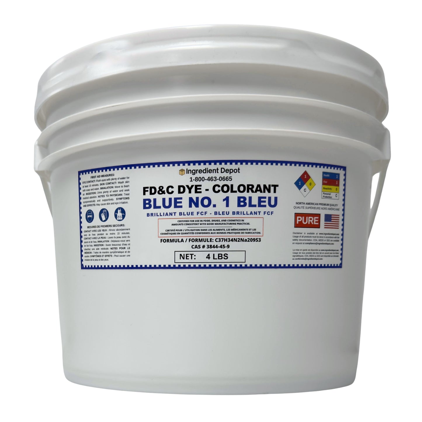 Blue No. 1 FD&C Dye (Brilliant Blue FCF) 4 lbs
