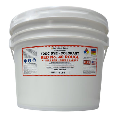 Red No. 40 FD&C Dye (Allura Red) 3 lbs