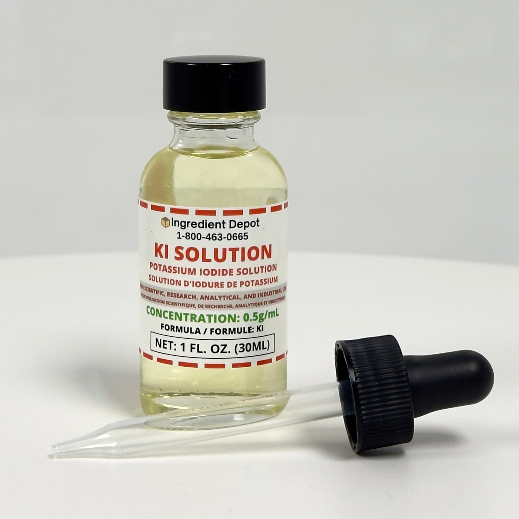 KI Solution - Liquid Potassium Iodide Solution 1 fl. oz. (30ml ...