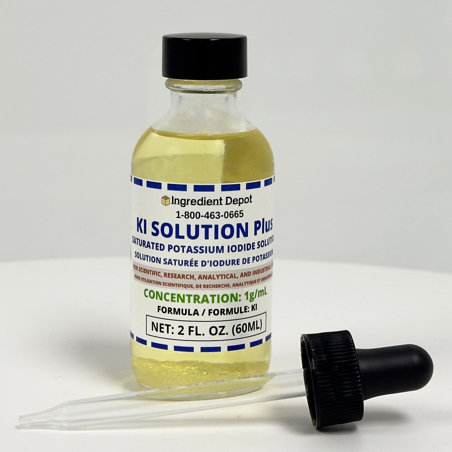 KI Solution Plus - Saturated Potassium Iodide Solution 2 fl. oz. (60ml ...