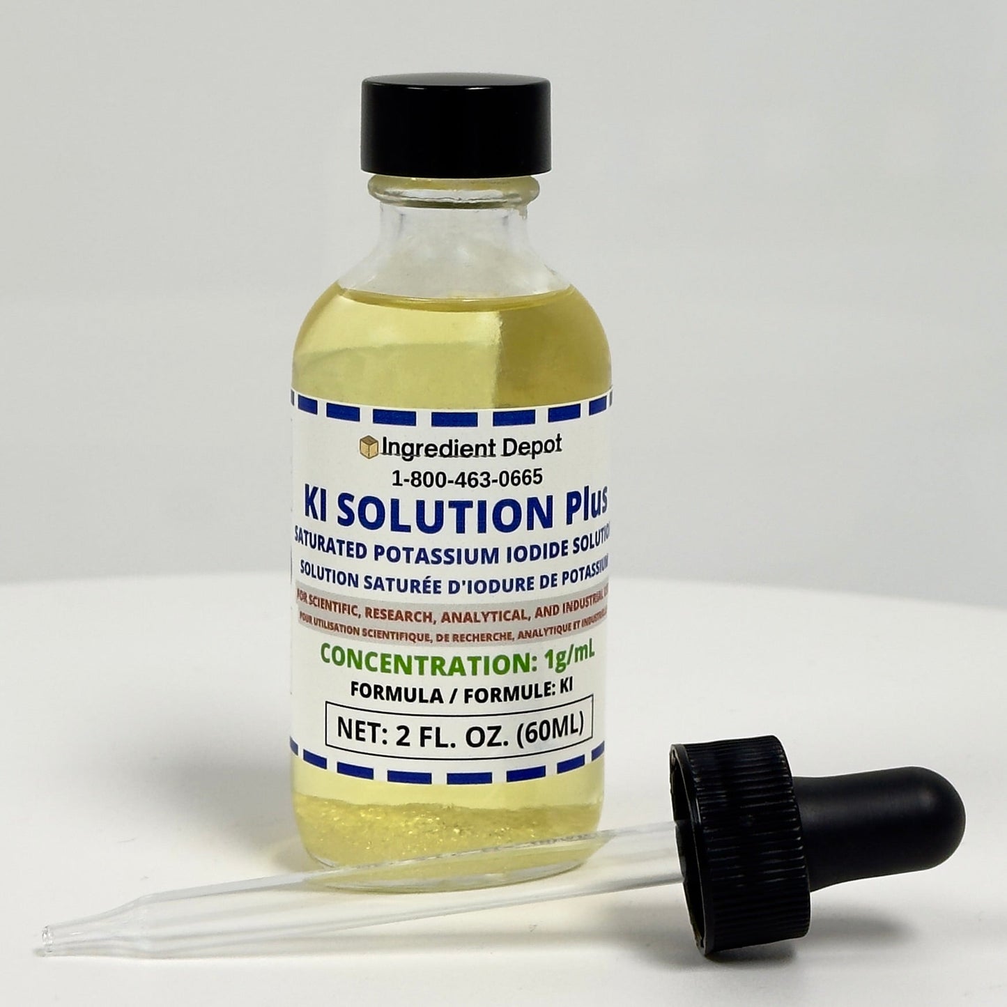 KI Solution Plus 2 fl. oz. (60 mL) Saturated Potassium Iodide Solution ...