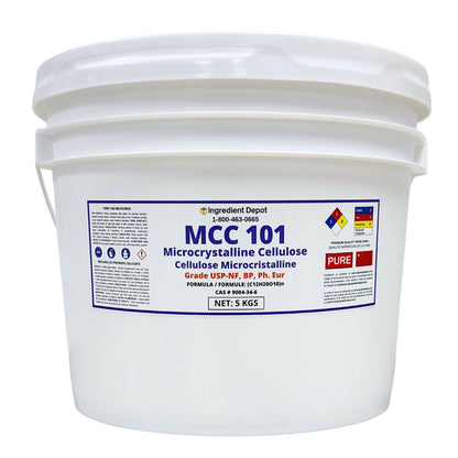 MCC 101 Microcrystalline Cellulose 5 kgs - IngredientDepot.com