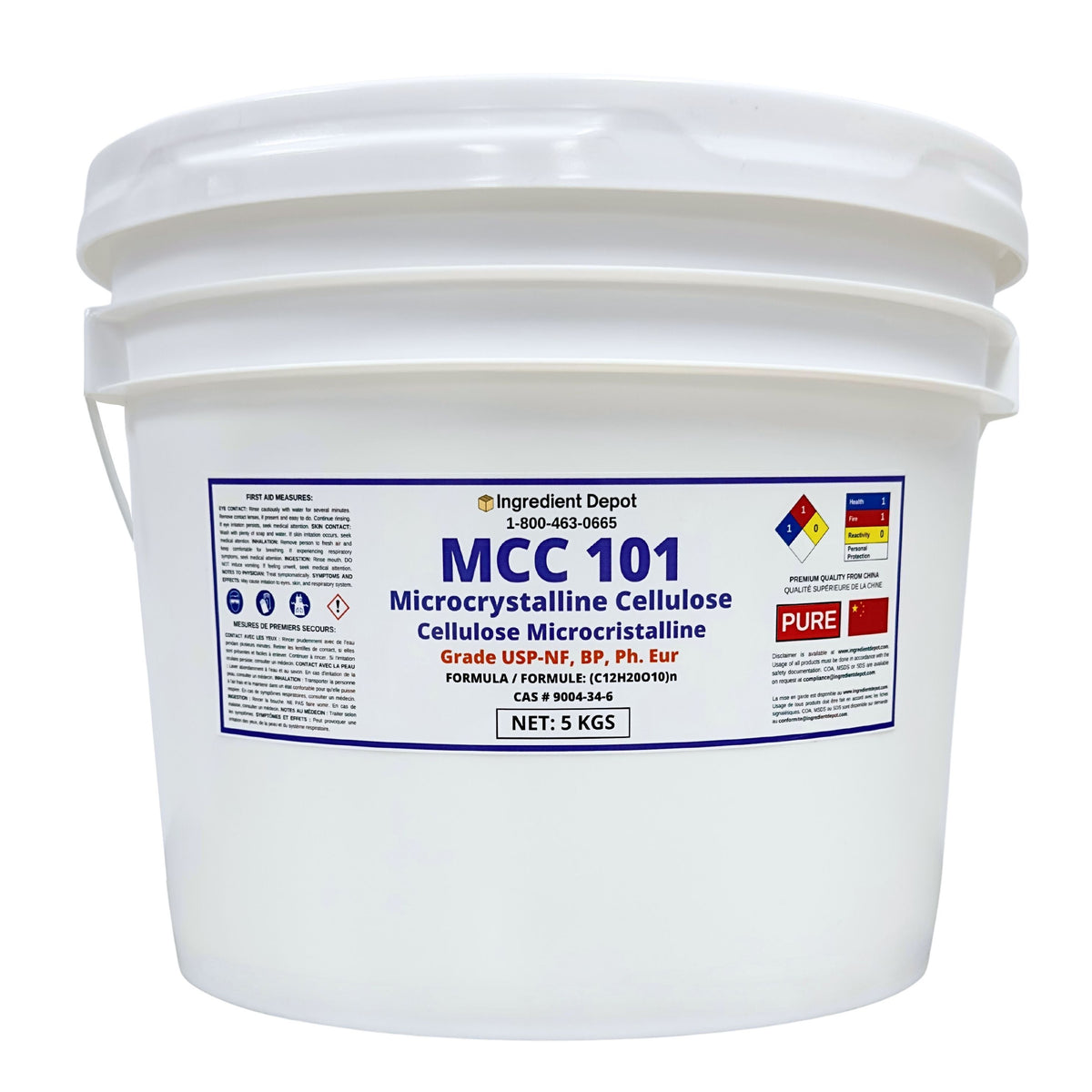 MCC 101 Microcrystalline Cellulose 5 kgs