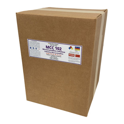 MCC 102 Microcrystalline Cellulose 20 kgs - IngredientDepot.com