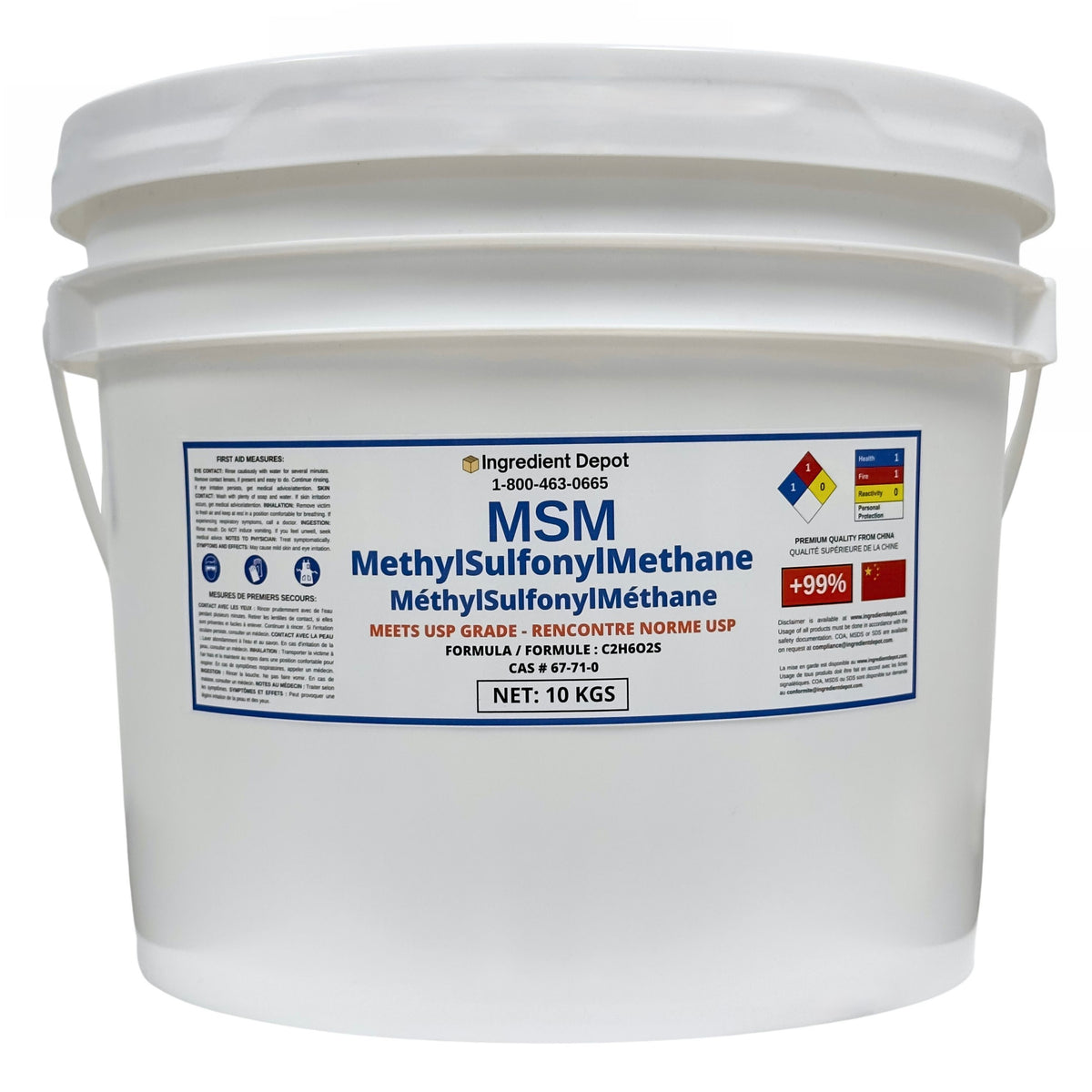 MSM Methylsulfonylmethane 10 kgs