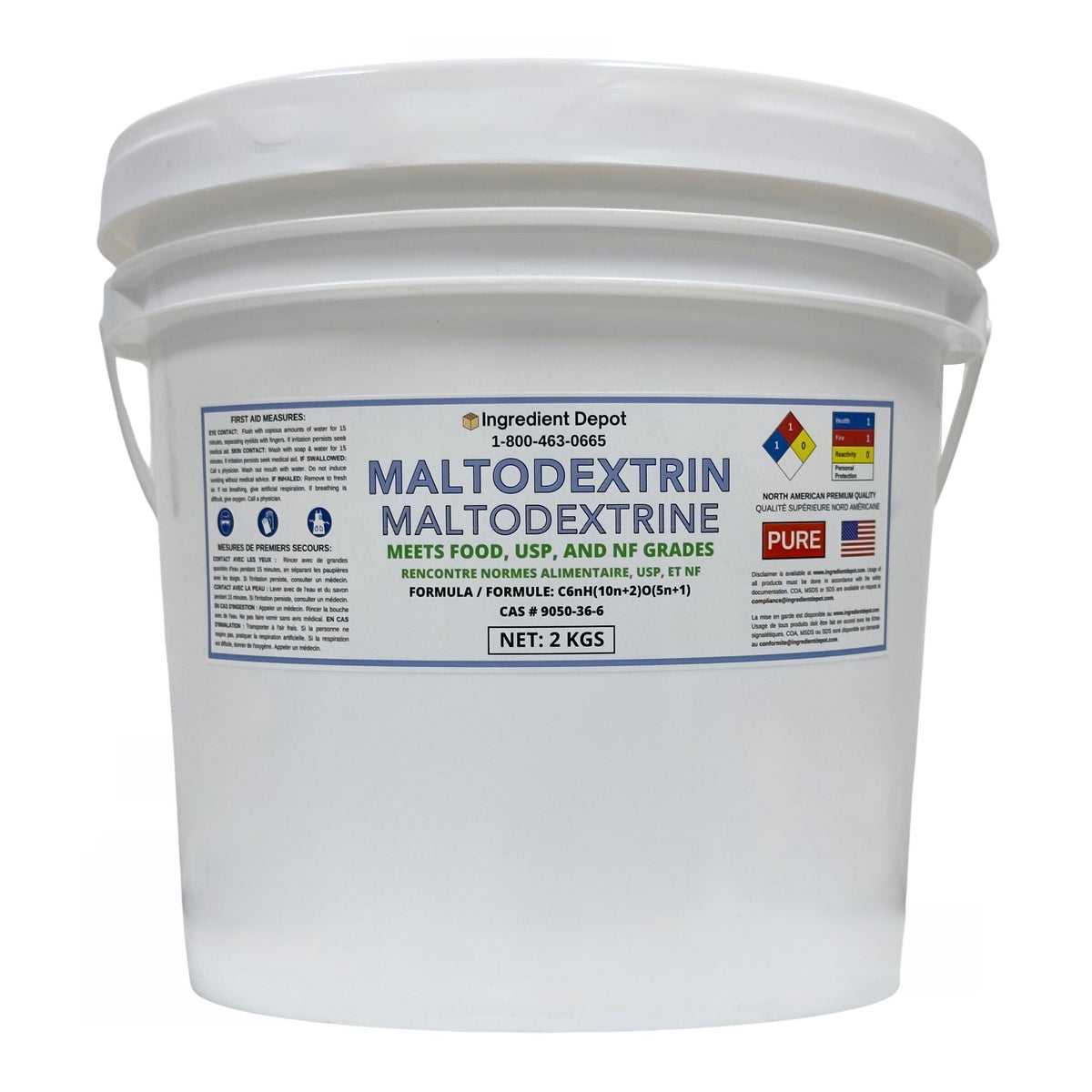 Maltodextrin, Food, USP and NF Grade 2 kgs