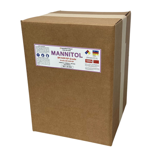 Mannitol BP/USP/EP Grade 25 kgs - IngredientDepot.com